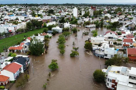 Inundaciones en Bahía Blanca