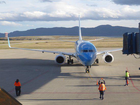 Aeropuerto Ushuaia avión