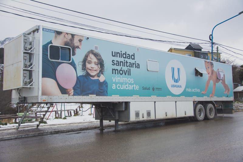 Móvil sanitario Ushuaia en Alem