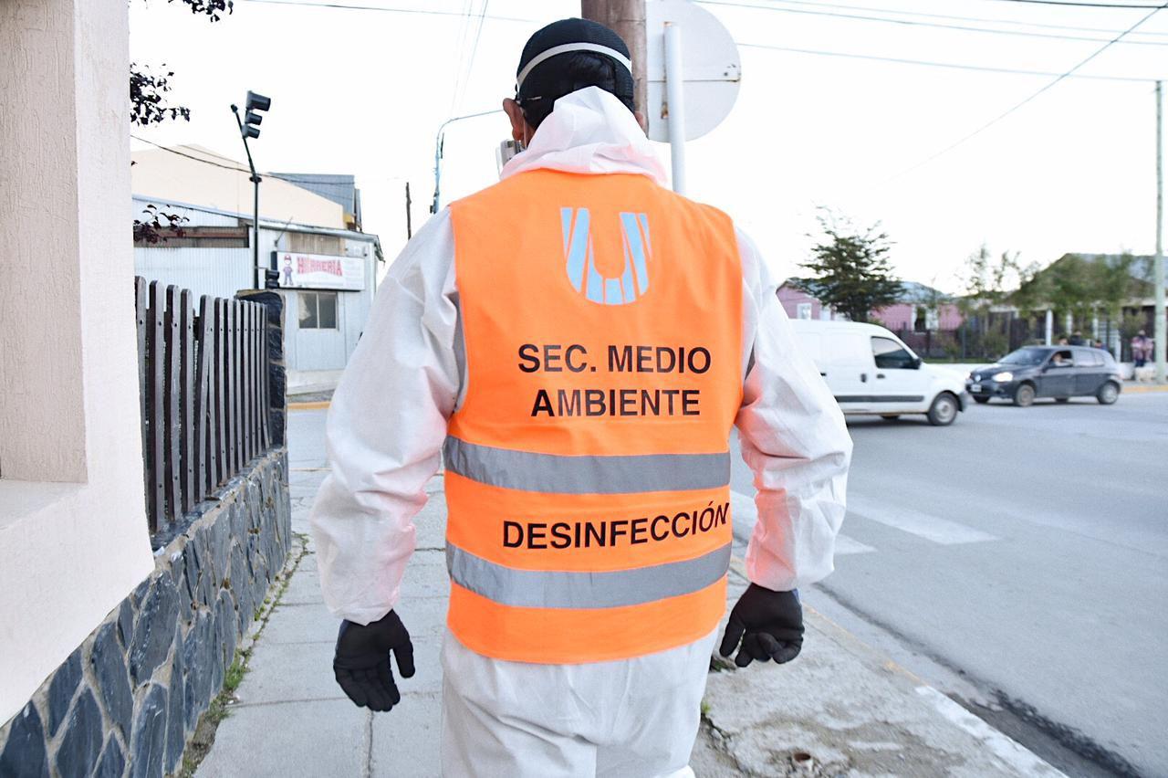 Desinfección medio ambiente Ushuaia