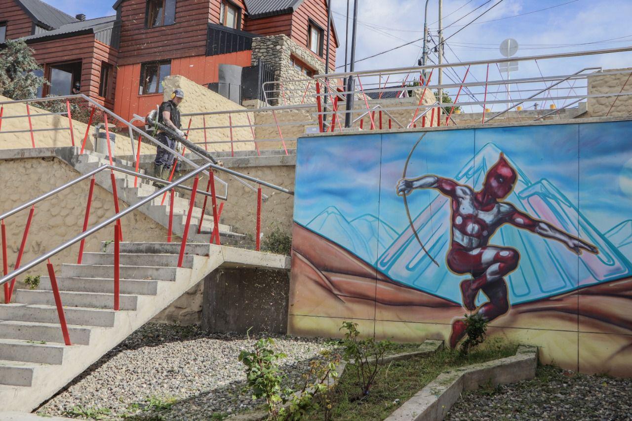 Escalera de calle Rosas Ushuaia