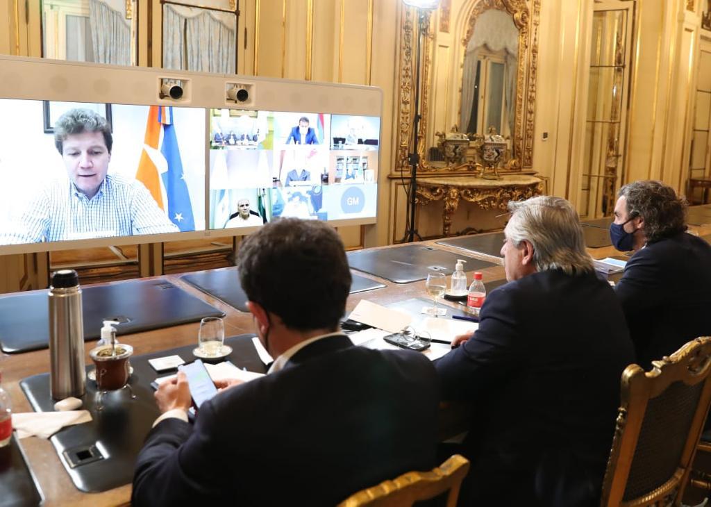 Presidente Fernández con Melella