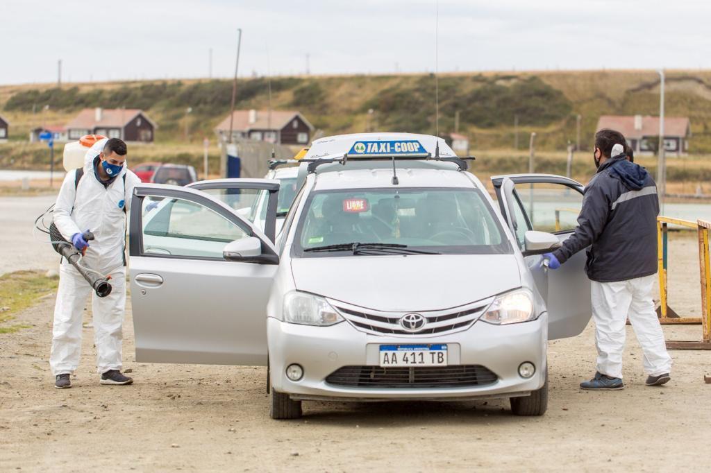 Desinfección taxis