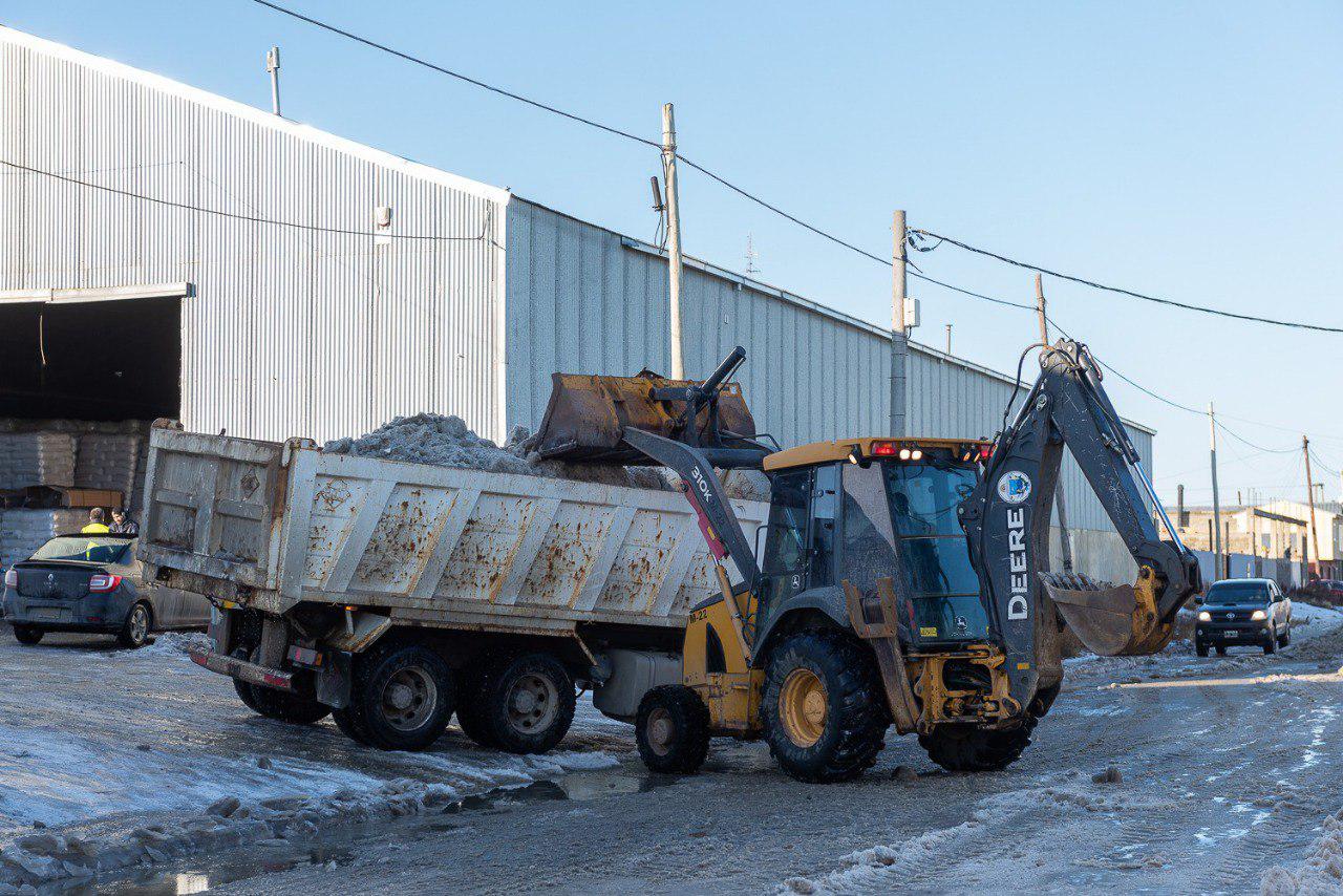 Limpieza nieve Río Grande 
