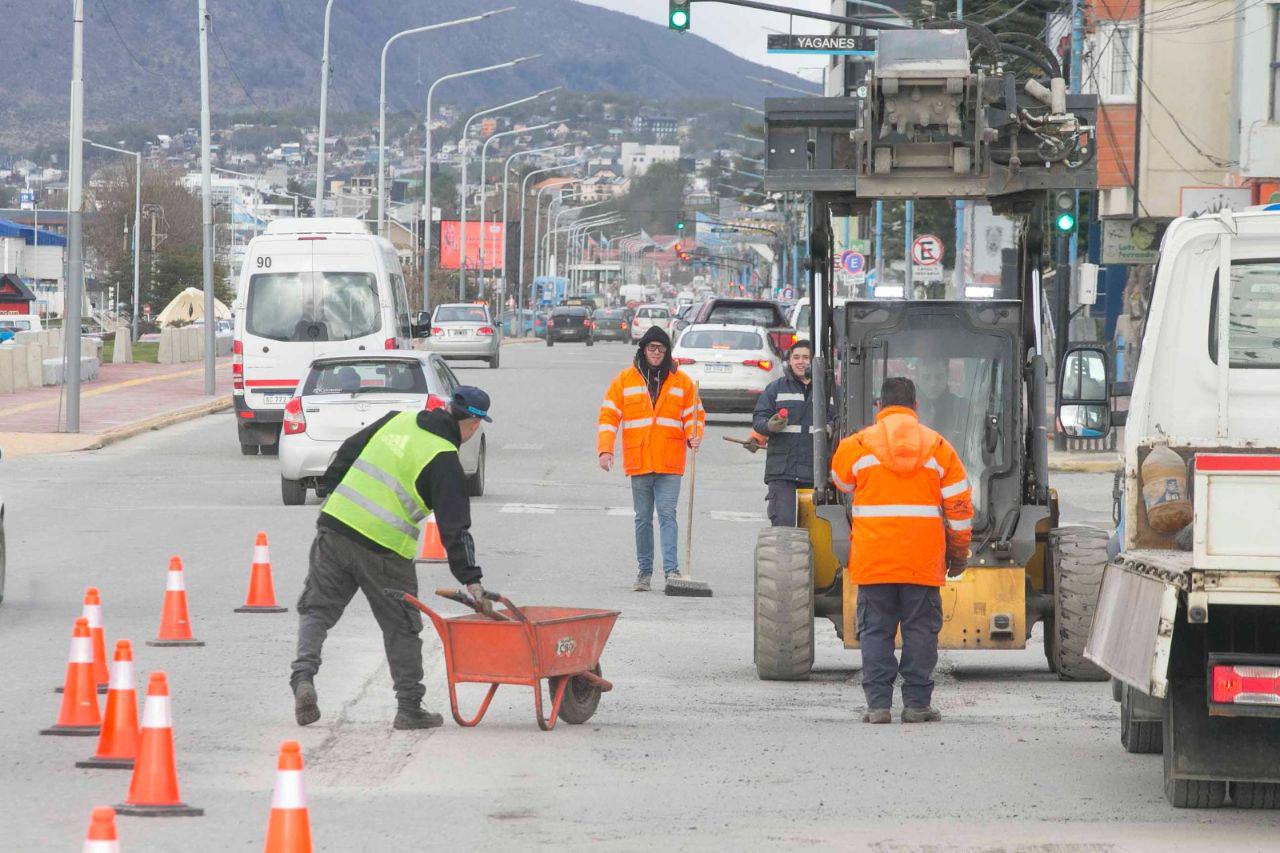 Fresado avenida Maipú Ushuaia