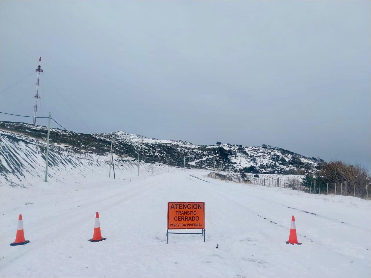 Playa Larga cortado por nieve