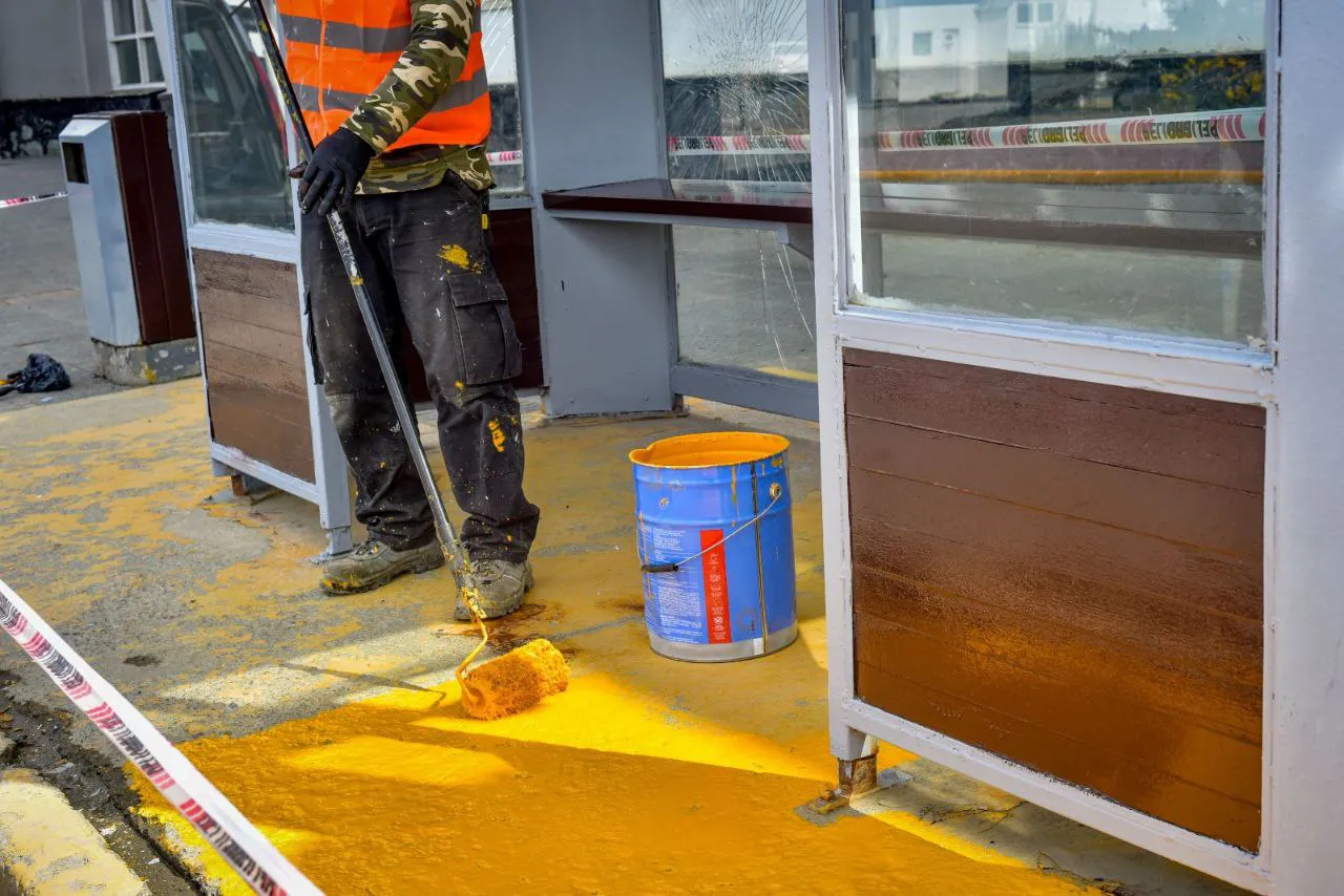 Pintado de garita Ushuaia 