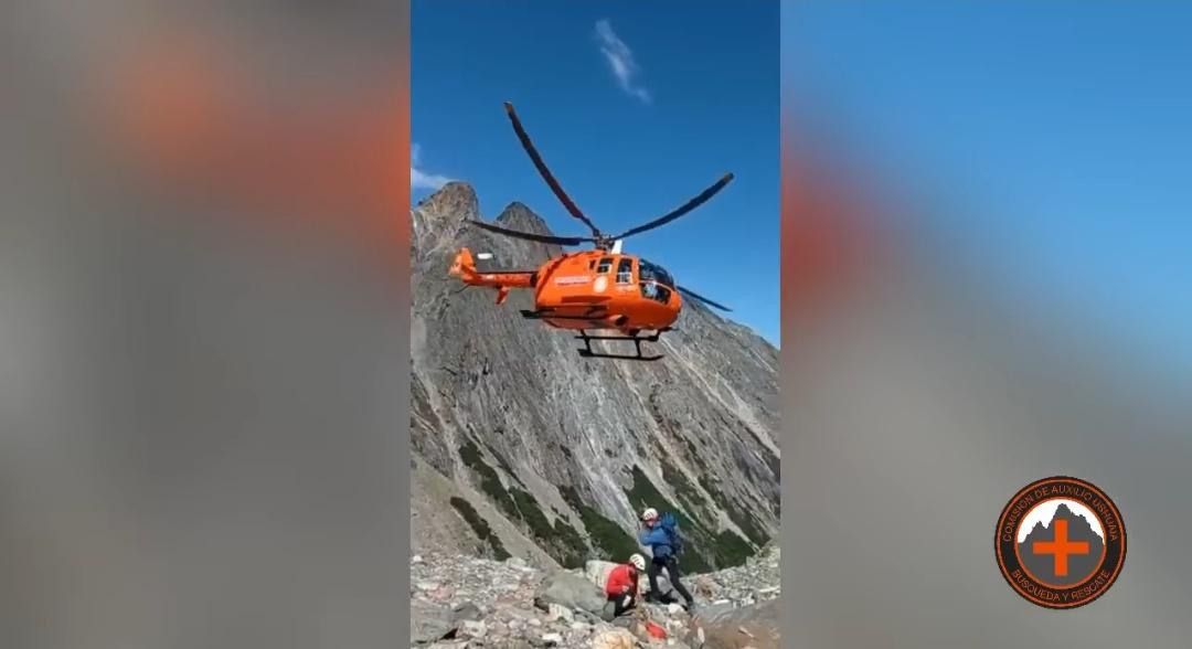 Helicóptero rescate Ushuaia