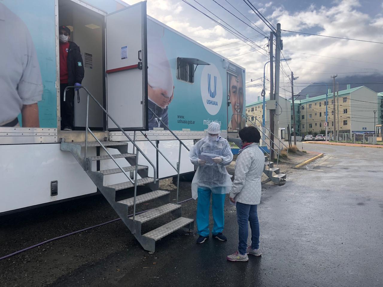 Móvil Sanitario Ushuaia barrio Mirador de los Andes