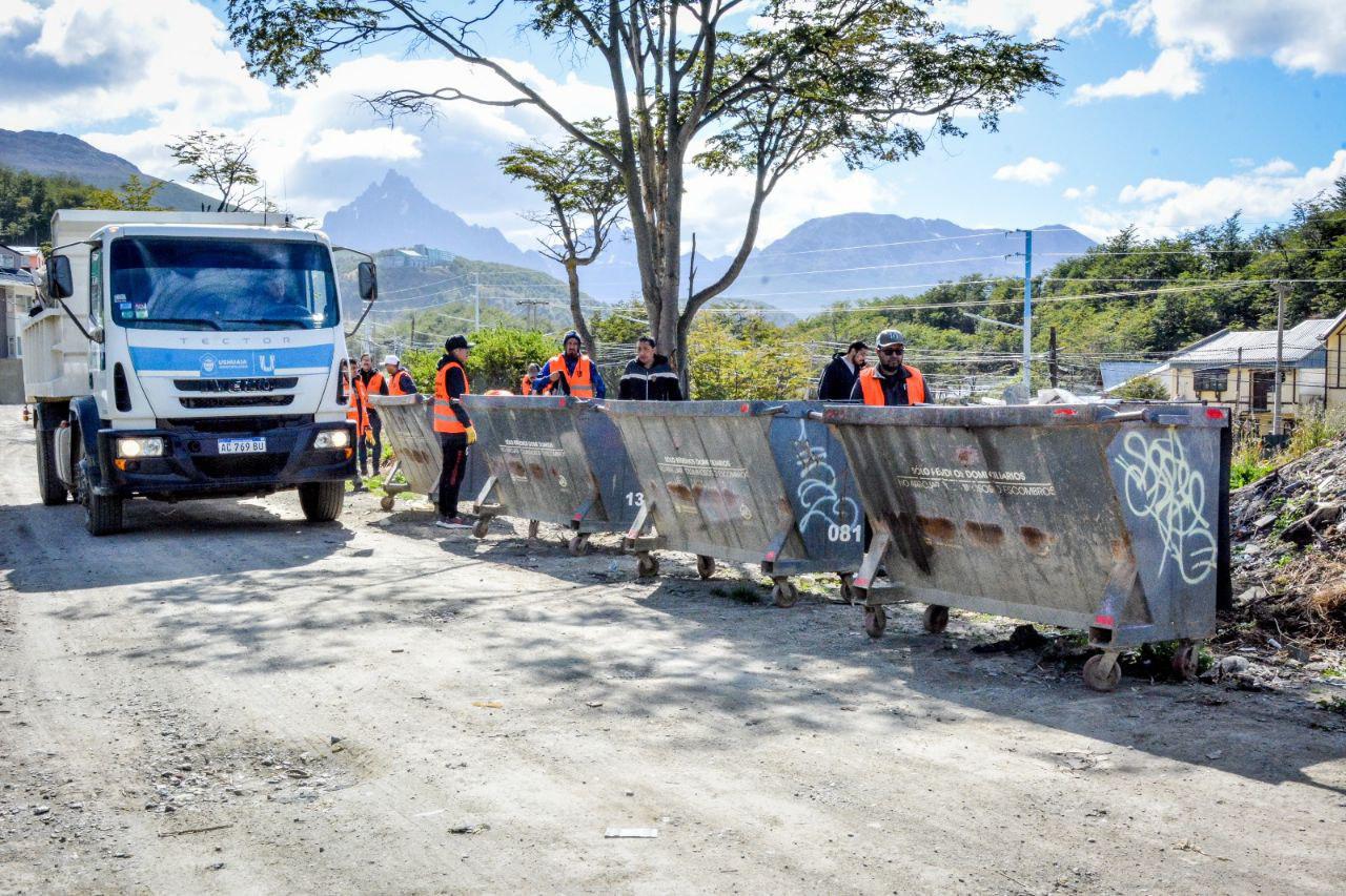 Tachos de basura Ushuaia