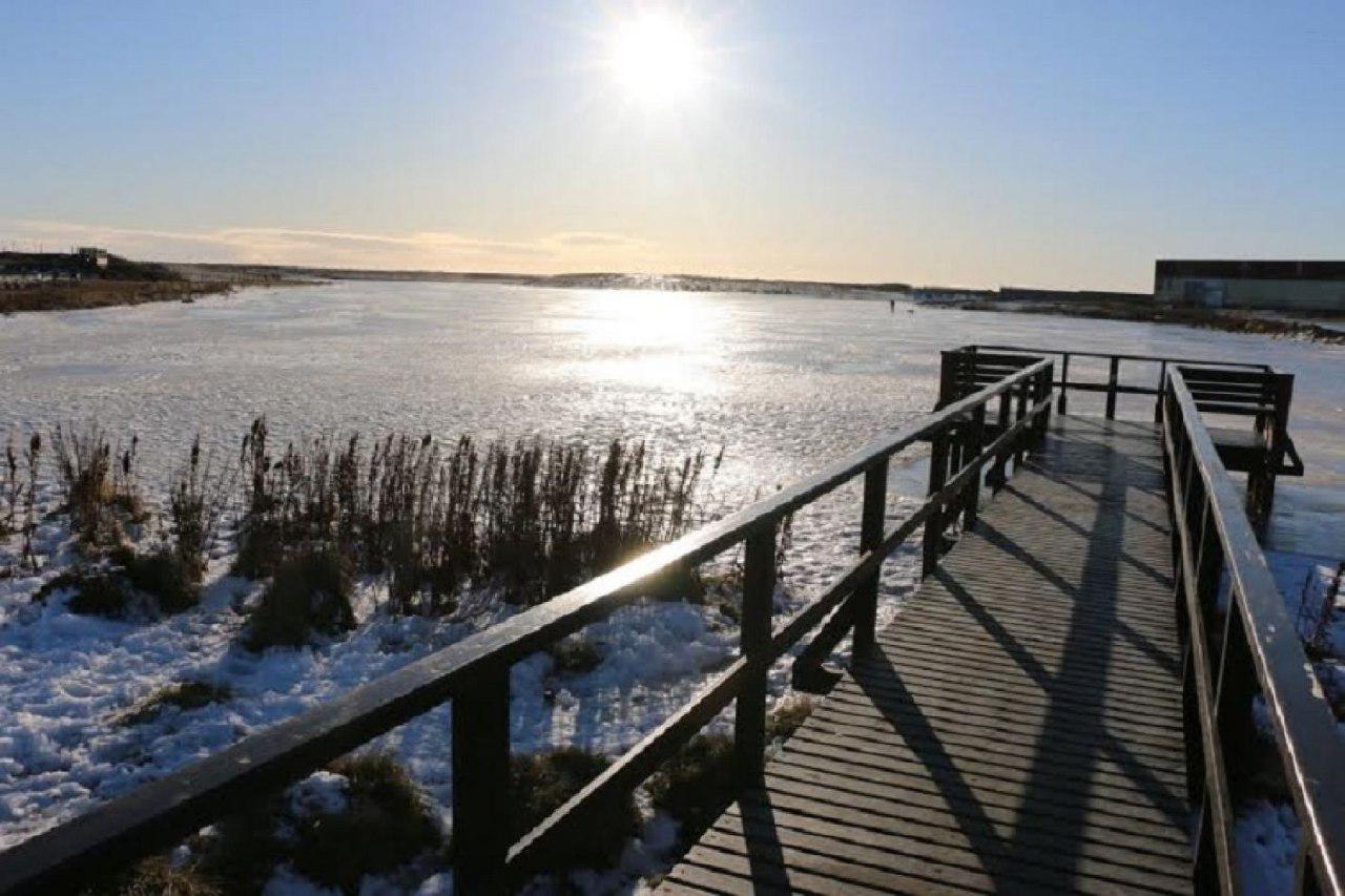 Laguna de los Patos congelado RGA