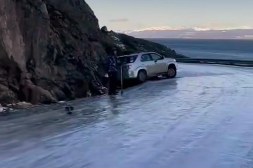 Playa Larga escarchada