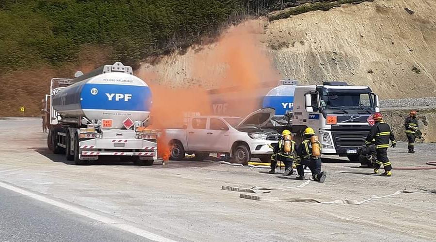 Simulacro YPF ruta