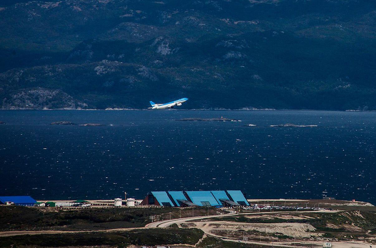 Aeropuerto Ushuaia avión