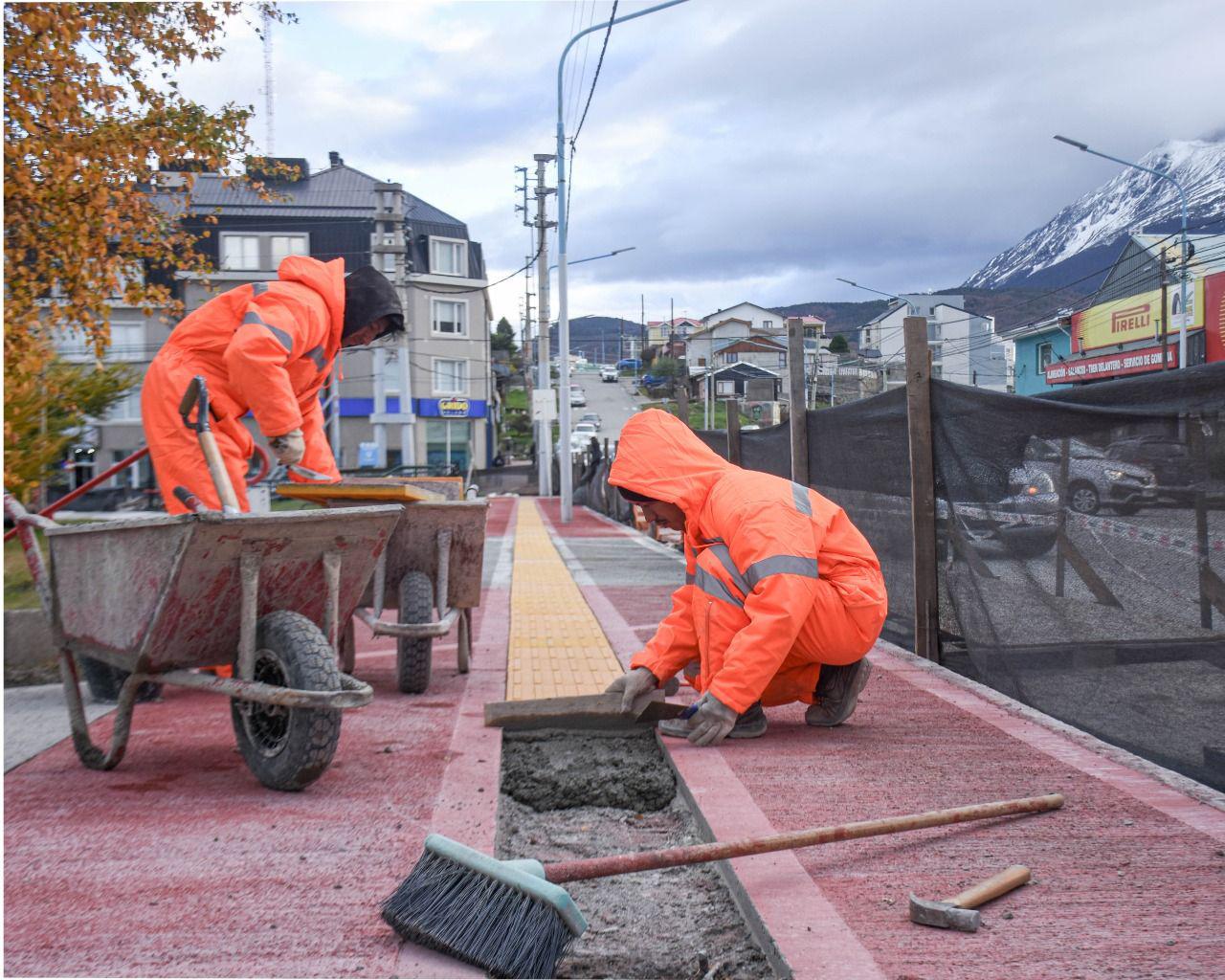 Arreglo de veredas Ushuaia