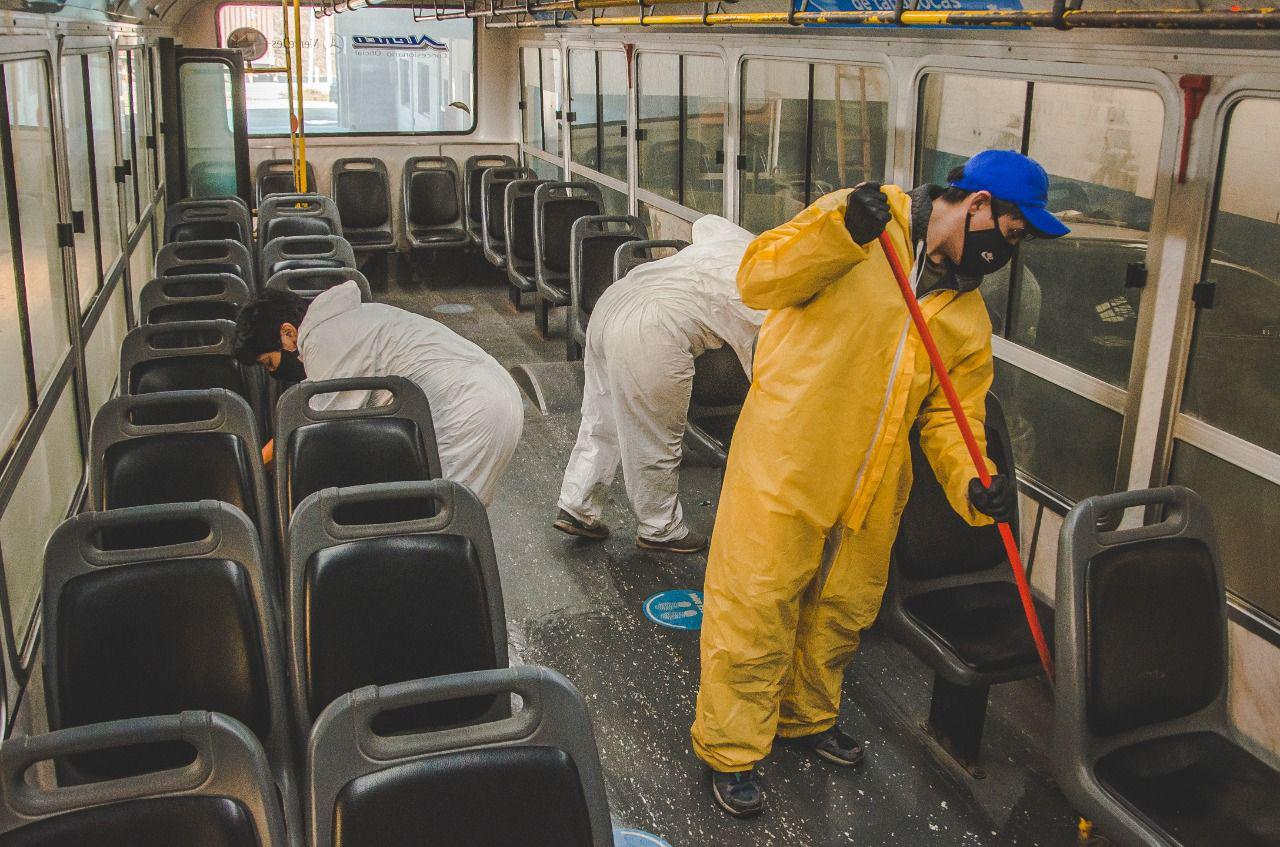 Limpieza colectivos Ushuaia