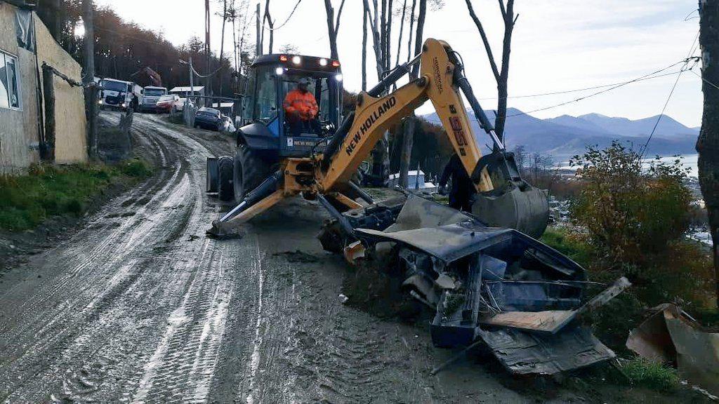 Maquina chatarra Ushuaia