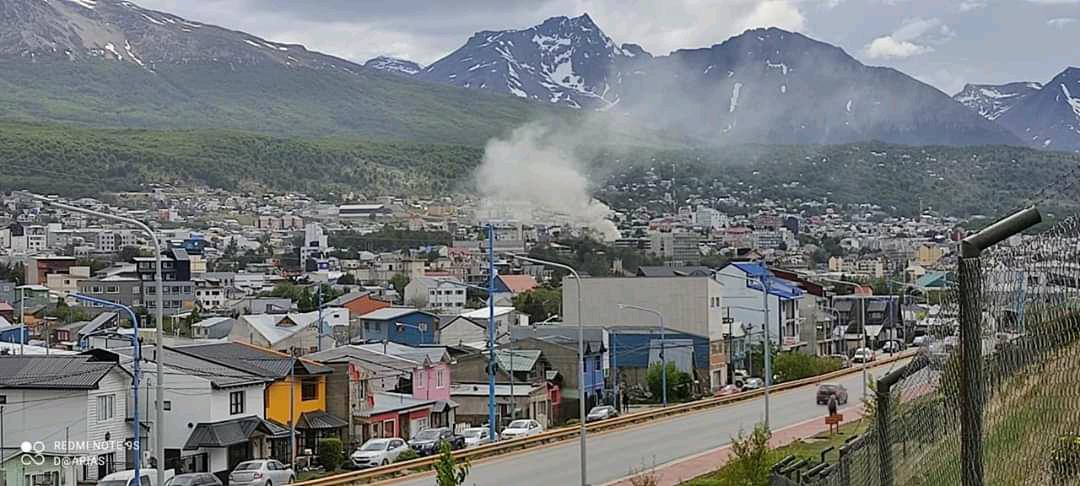 Columna incendio Ushuaia 