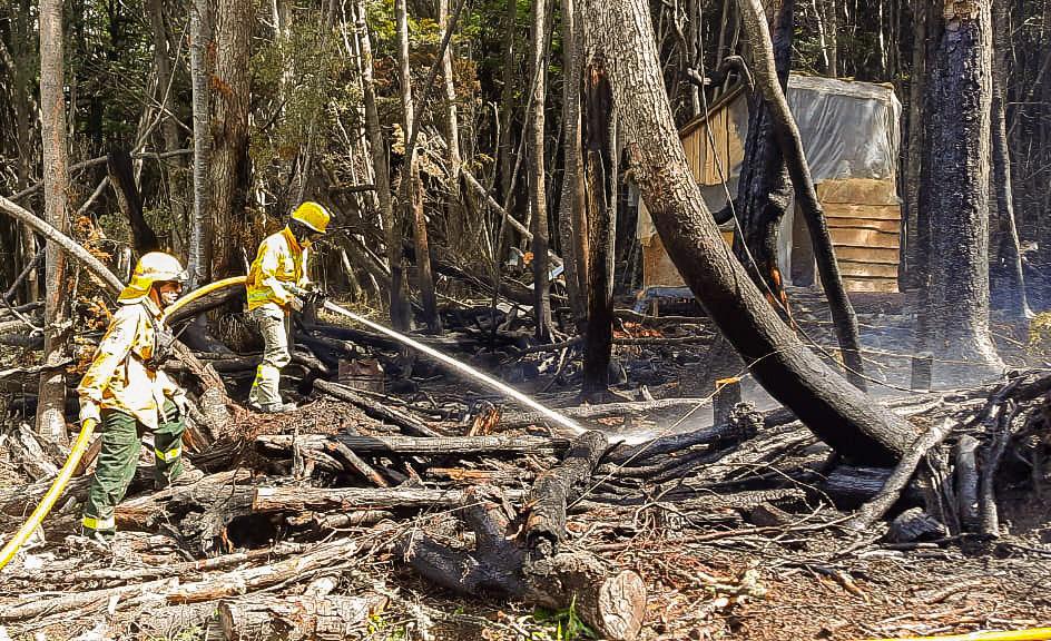Incendio forestal Dos Banderas