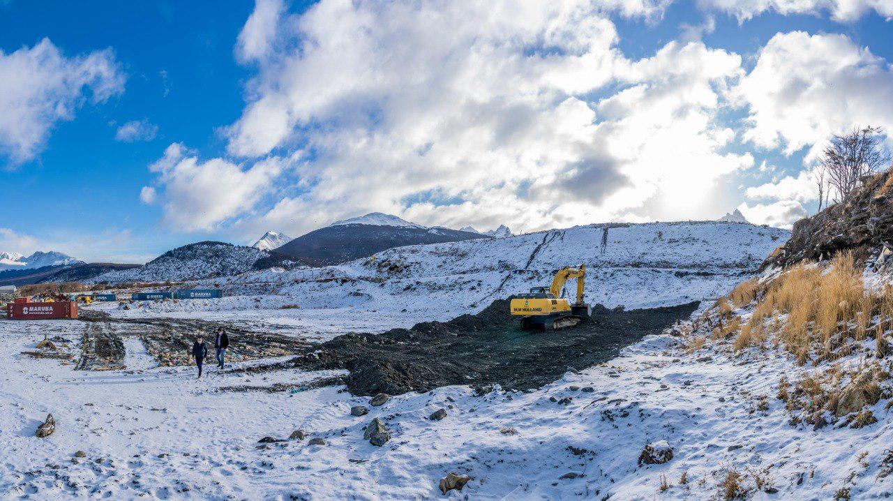Basura Ushuaia nieve