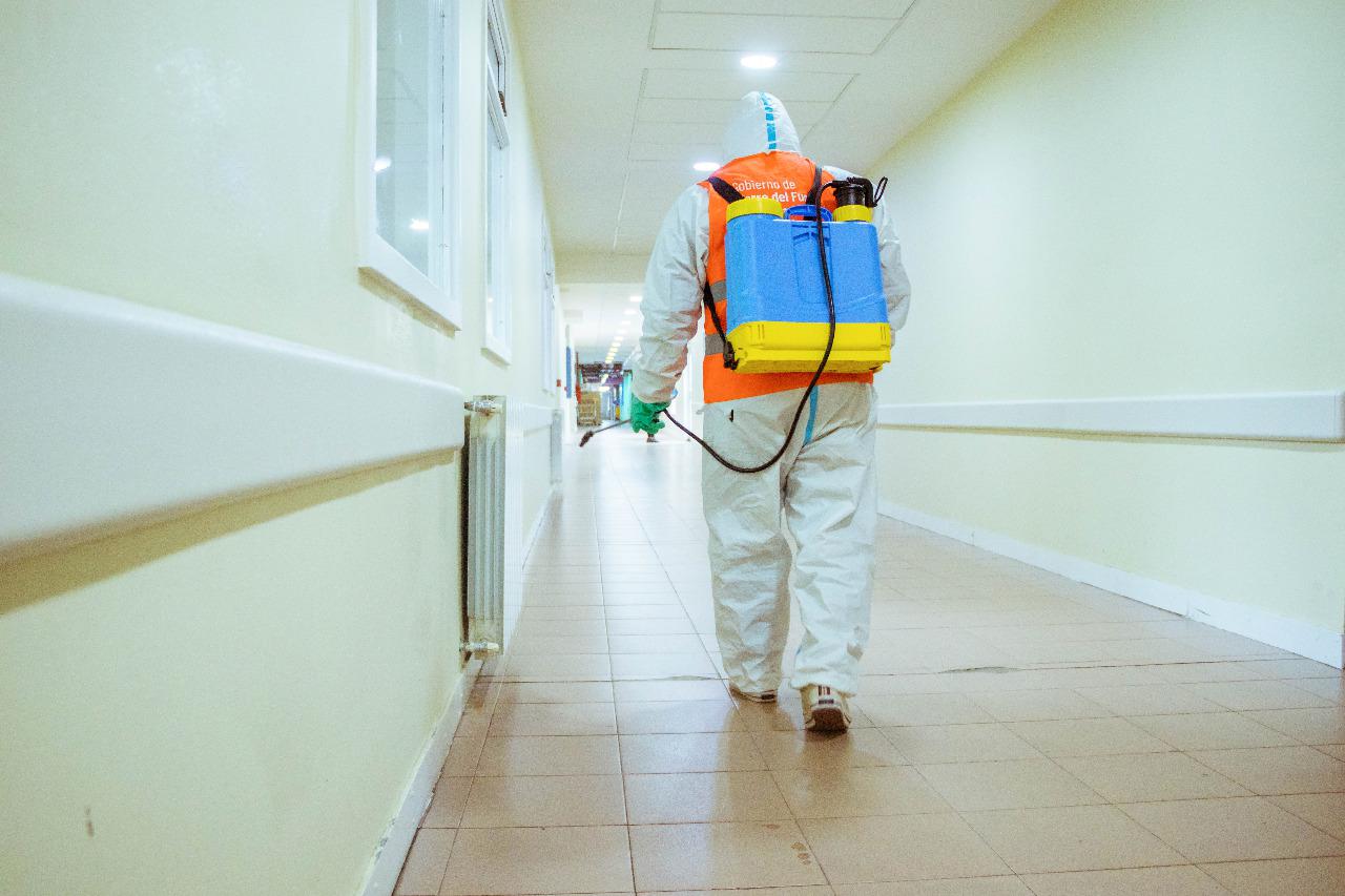 Desinfección espacios públicos 