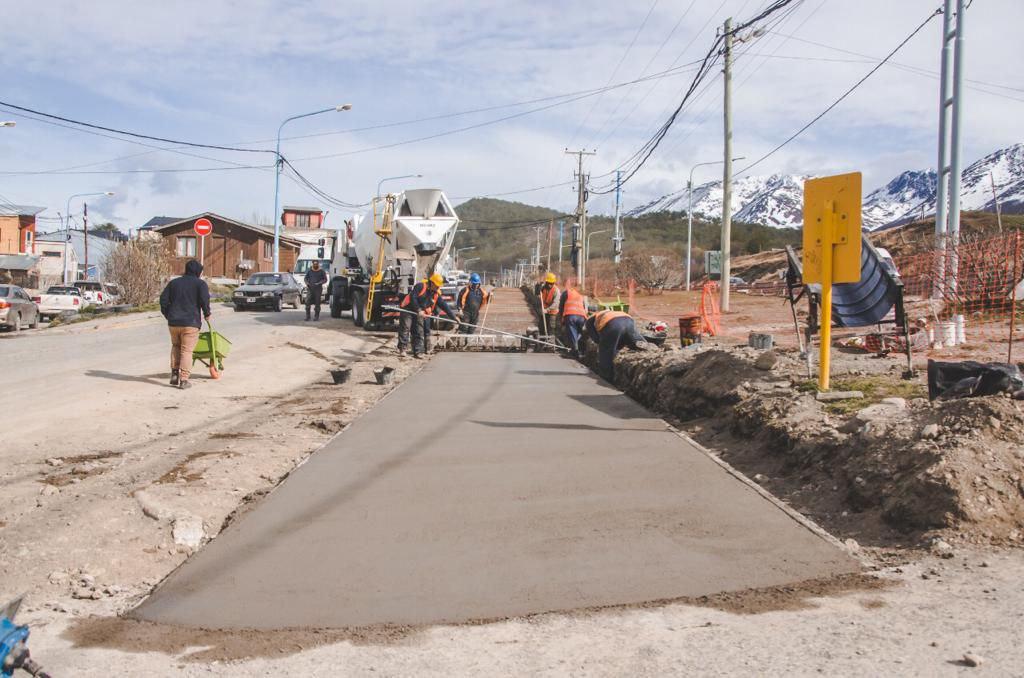 Bicisenda obra Ushuaia