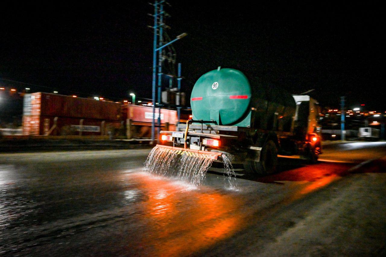 Camión agua sal Ushuaia 