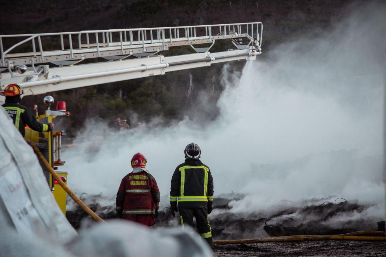 Incendio bomberos Ushuaia