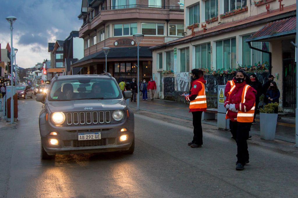 Inspectores tránsito san martín Ushuaia