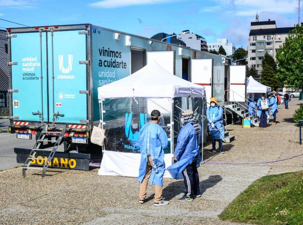Hisopados móvil sanitario Ushuaia