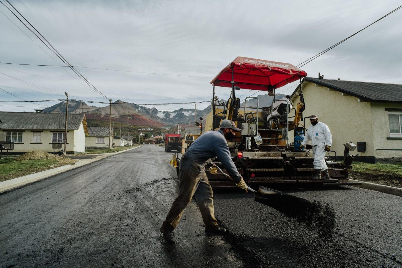Pavimentación barrio Brown Ushuaia
