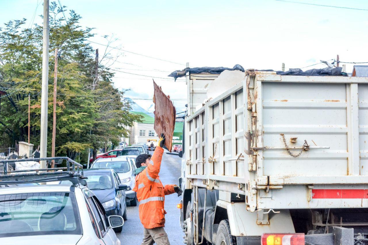 Residuos voluminosos camión
