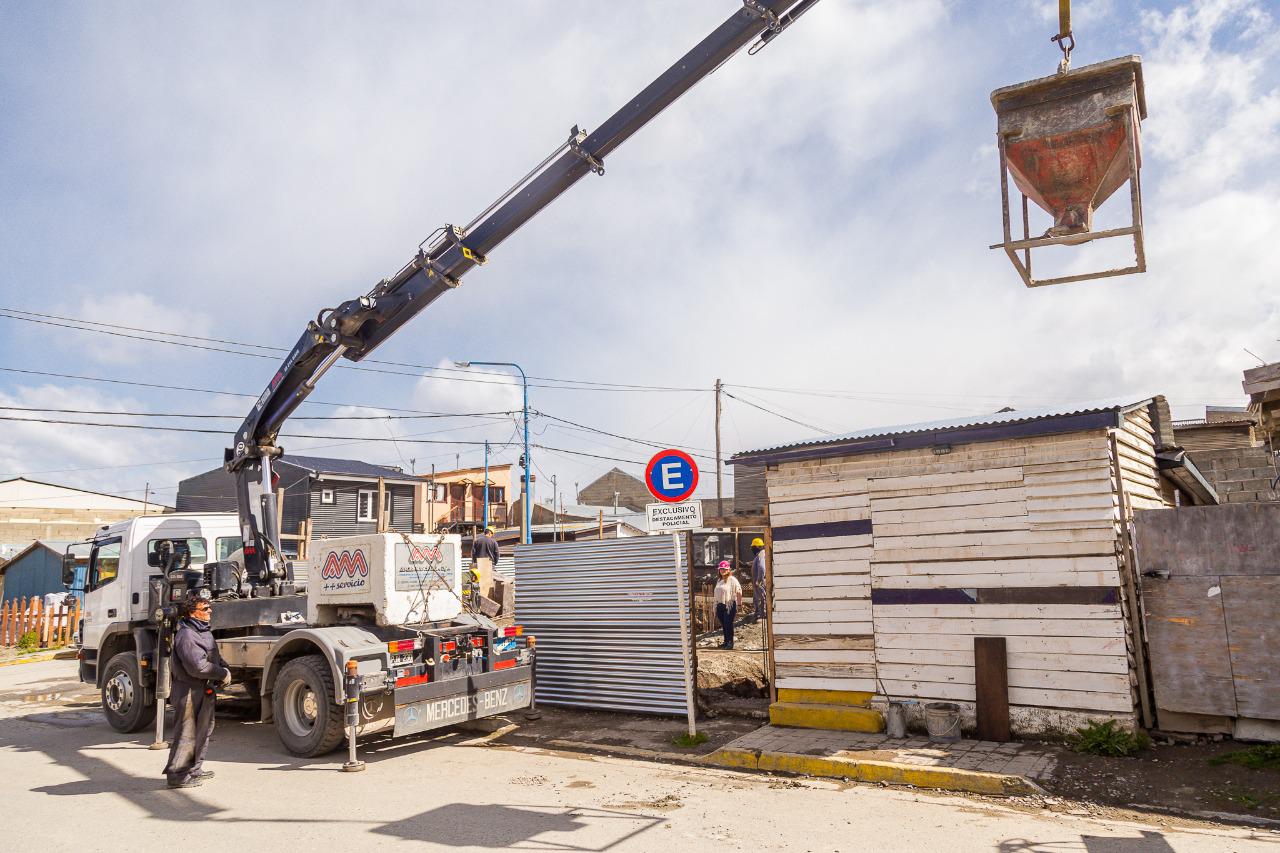 Construcción Comisaría San Vicente 