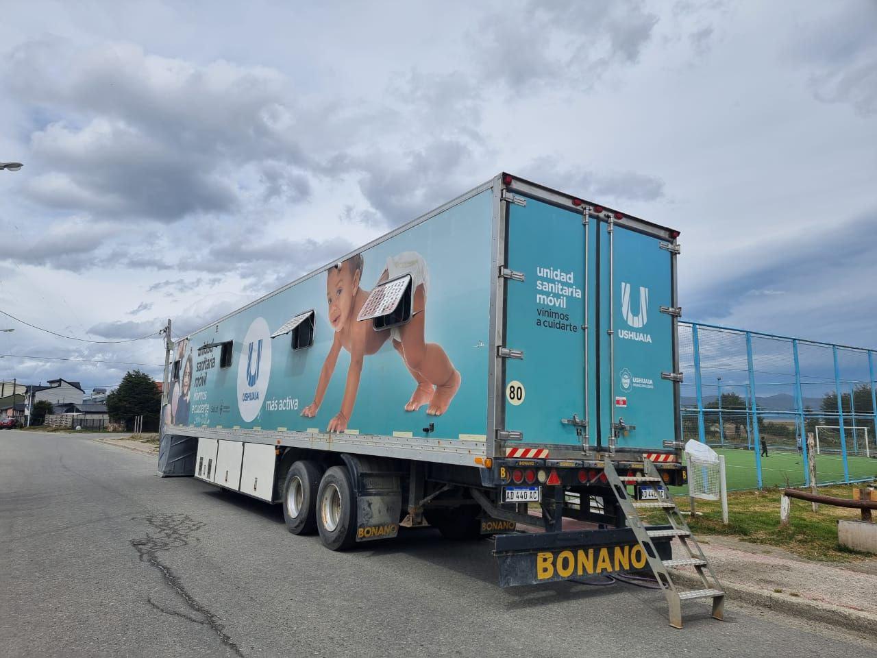 Móvil Sanitario Municipal en el barrio Malvinas Argentinas