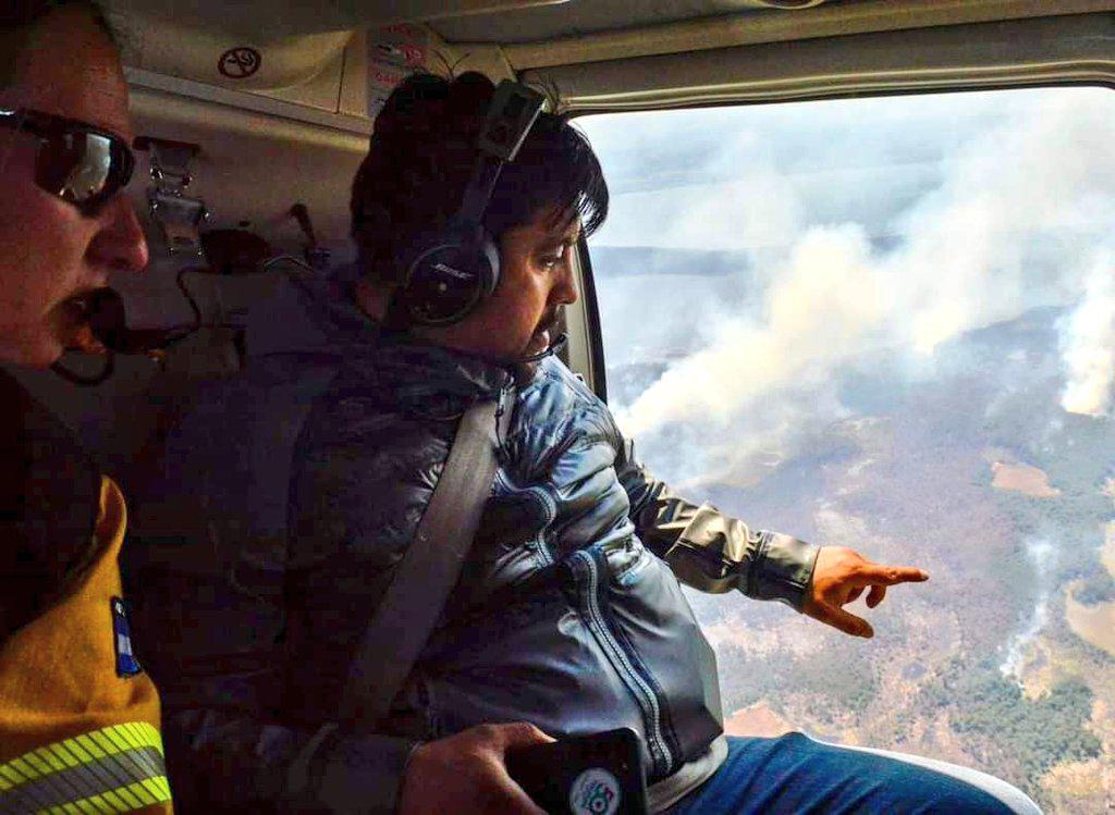 Harrington en incendios forestales