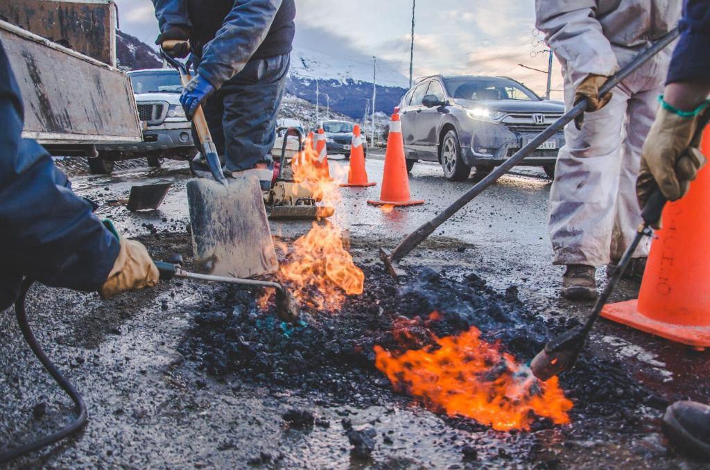 Arreglos baches Ushuaia