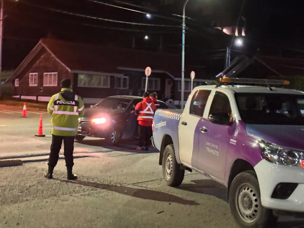 Tránsito y policía Ushuaia 