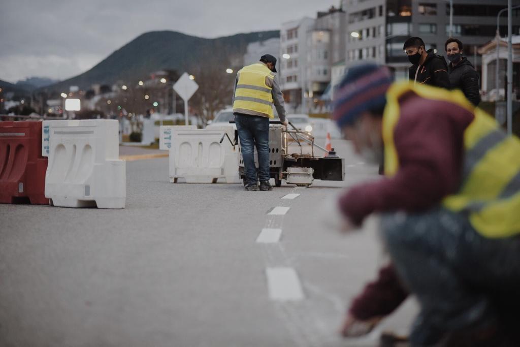 Trabajo vial Ushuaia