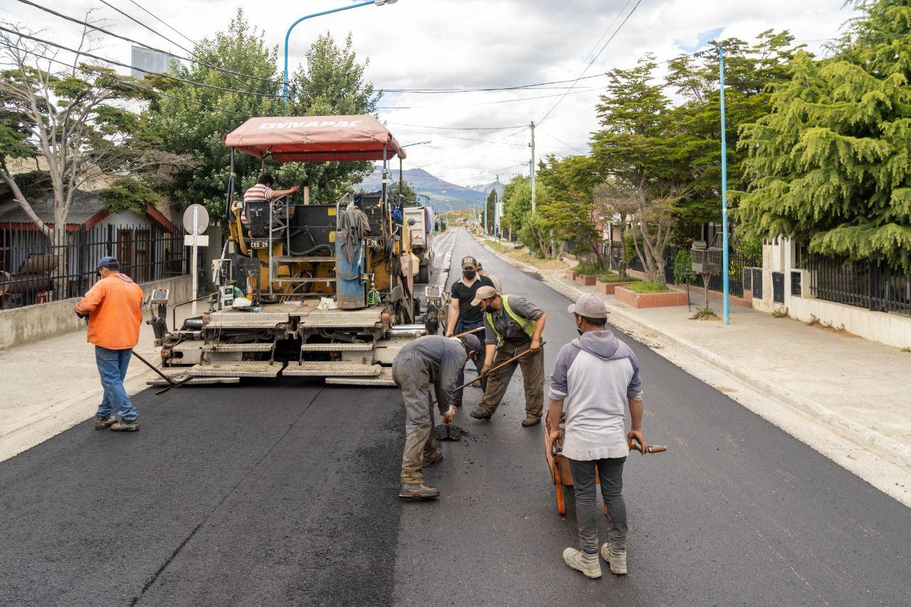 Repavimentación calle Fuegia Basket