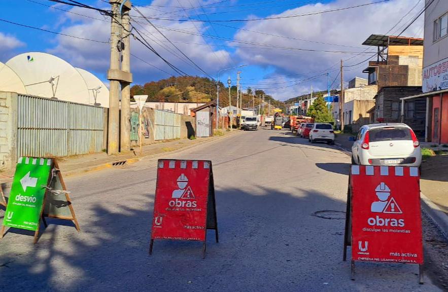 Calle Facundo Quiroga cortada