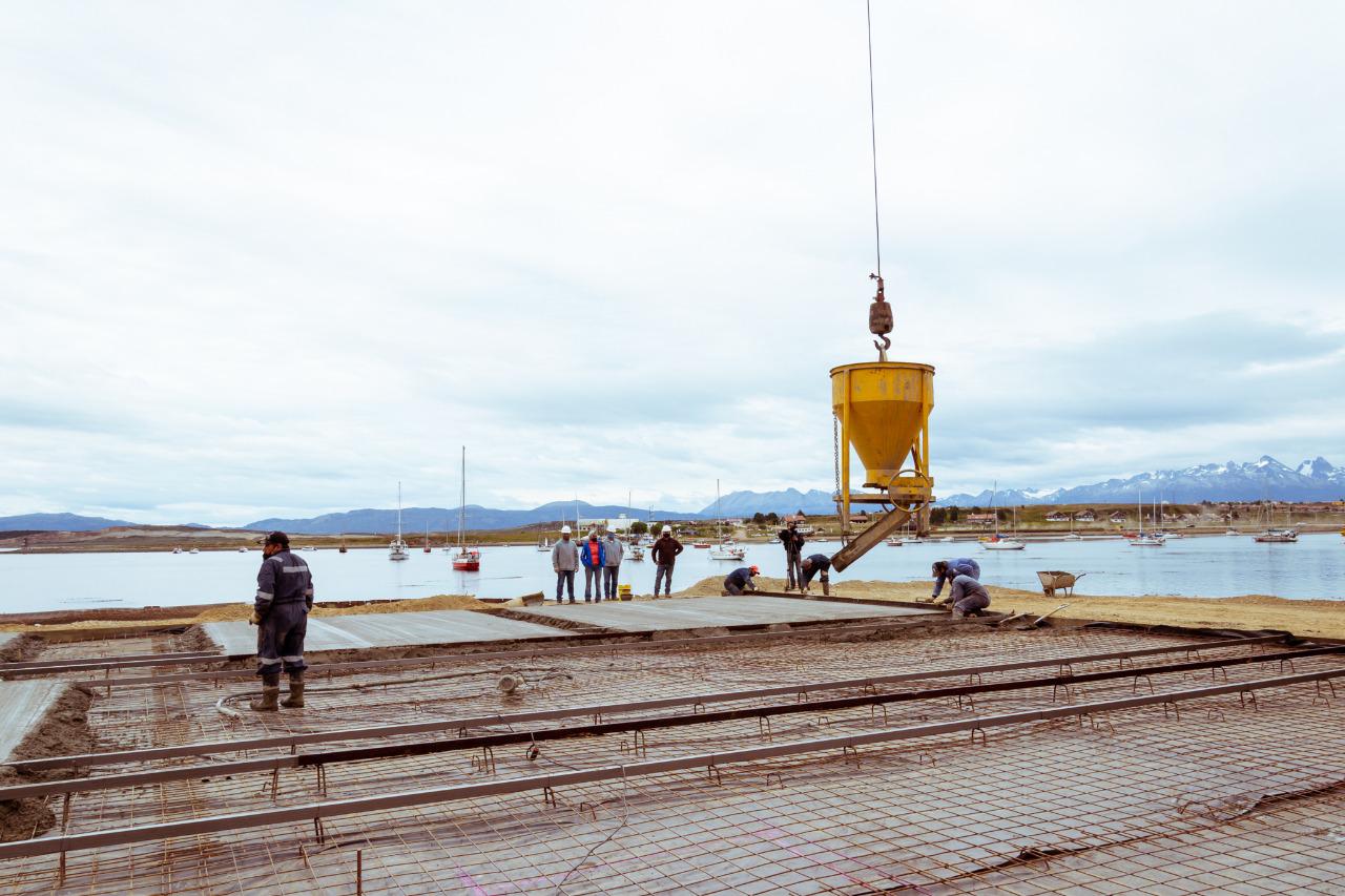 Construcción módulo sanitario Ushuaia