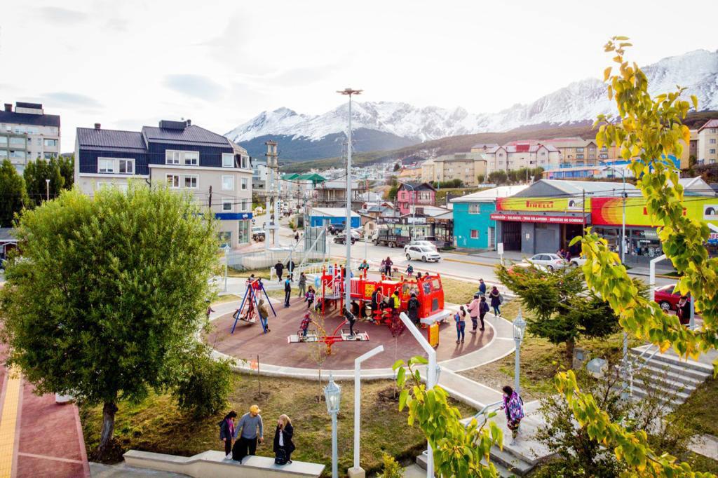 Plaza bomberos Ushuaia