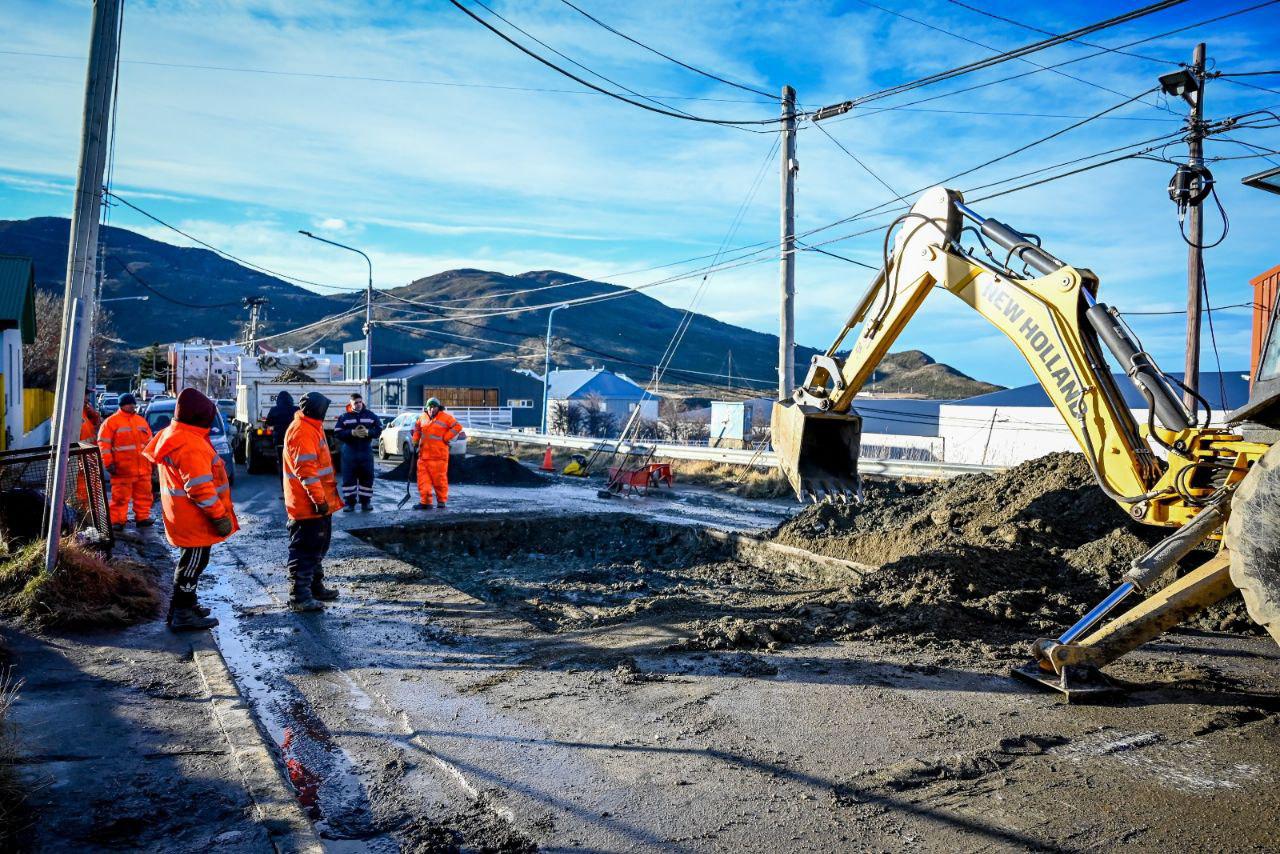 Bacheo Ushuaia invierno