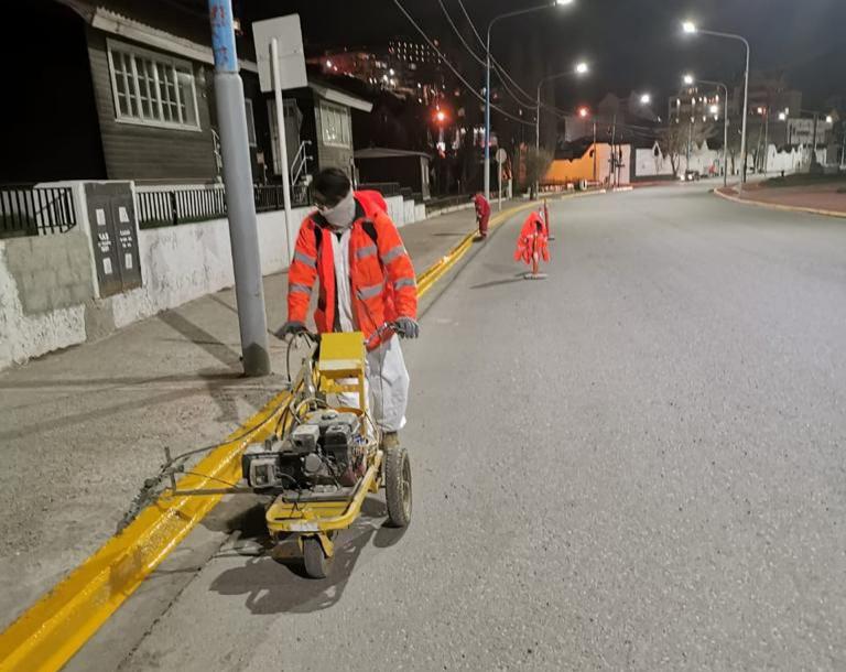 Muni Ushuaia trabajos calle
