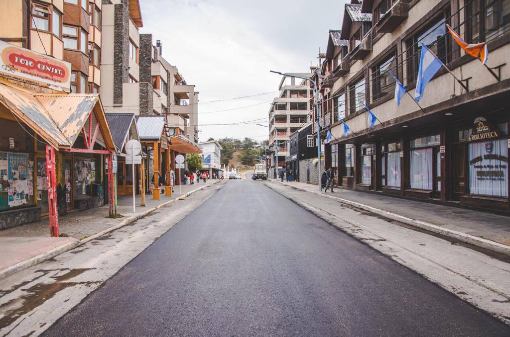 Repavimentación calle San Martín Ushuaia