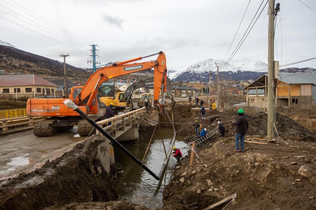 Obra puente Perito Moreno Ushuaia