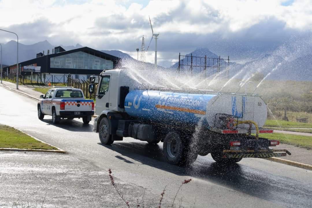 Camión desinfección