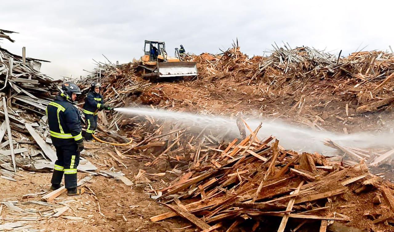 Incendio aserradero litoral