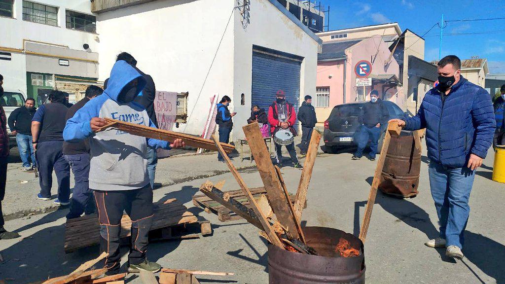 Servicios Generales manifestación