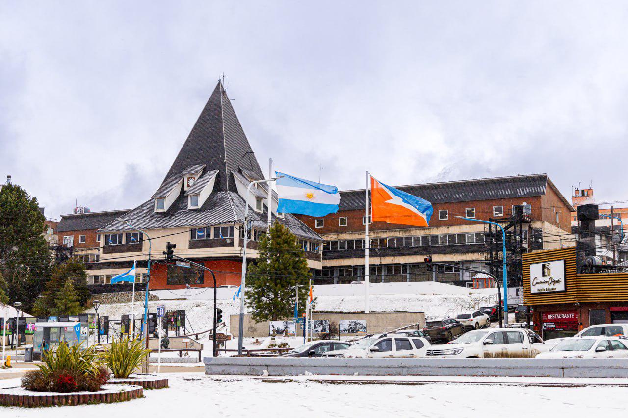 Casa de Gobierno nieve